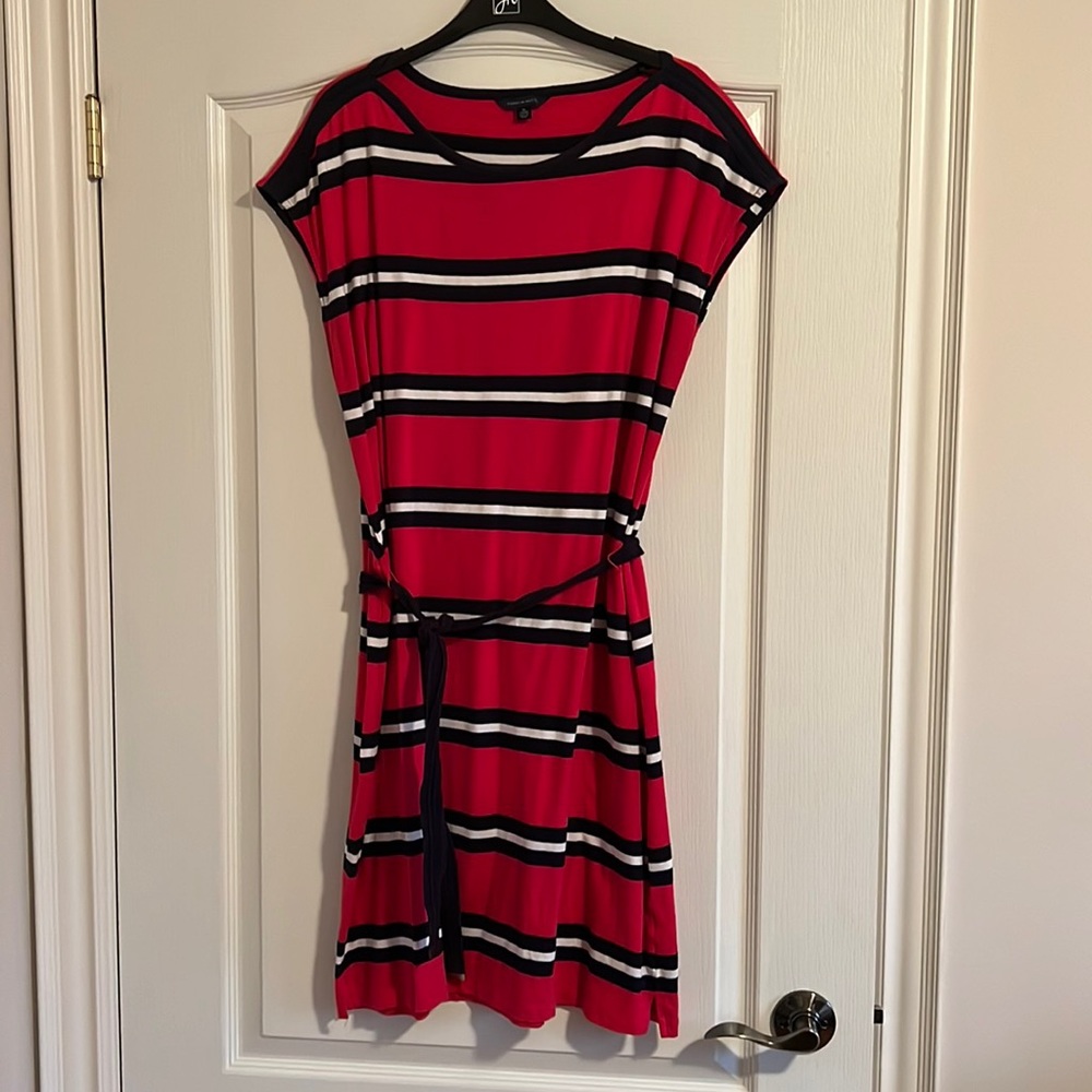 Comfortable and flattering striped dress